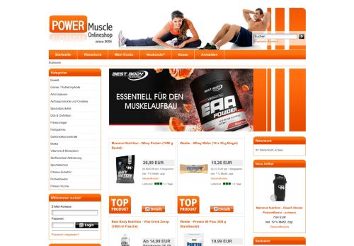 Screenshot www.power-muscle.de
