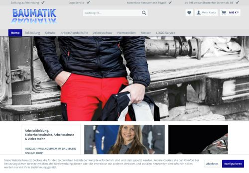 Screenshot Baumatik- Shop
