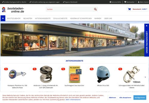 Screenshot Bootsladen-Online