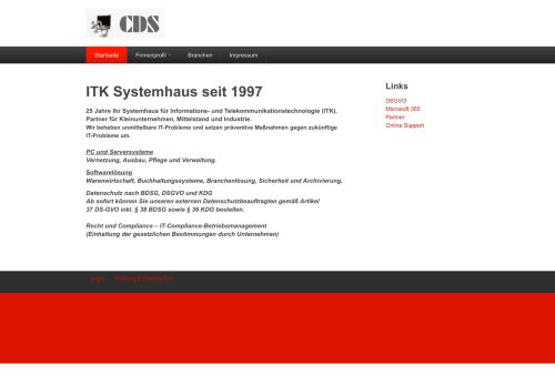 Screenshot CDS-EK - IT Systemhaus
