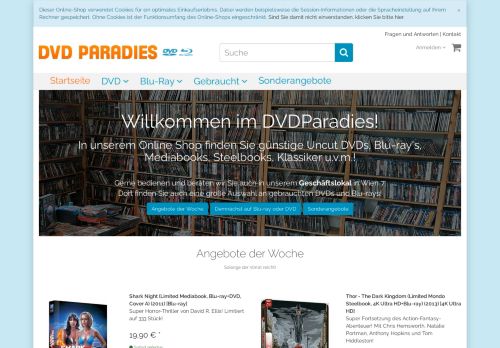 Screenshot DVDParadies.at