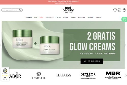 Screenshot BEAUTY-Kosmetik-Shop
