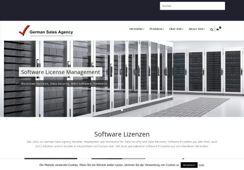 Screenshot German Sales Agency - GSA Datenrettung