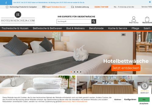 Screenshot hotelwaesche24