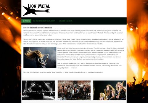 Screenshot Lion Metal CD & DVD Shop