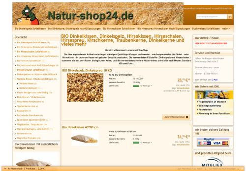 Screenshot natur-shop24.de