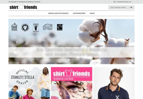 Screenshot shirtfriends.com | T-Shirt Designer