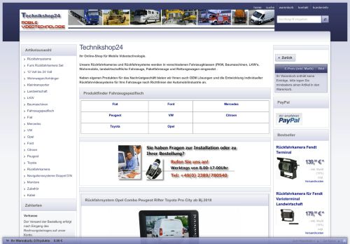 Screenshot technikshop24.net