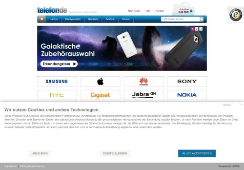 Screenshot Telefon.de