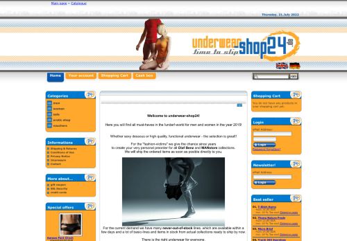 Screenshot underwear-shop24.com