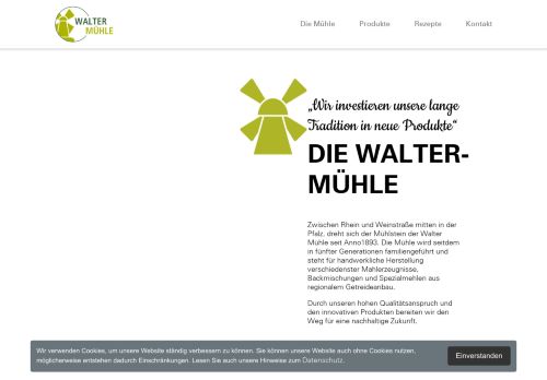 Screenshot Walter-Mühle - die Wohlfühl-Mühle