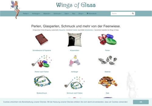 Screenshot Glasperlen von Wings of Glass