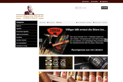 Screenshot Zigarrenkiosk