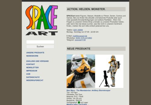 Screenshot SPACEart