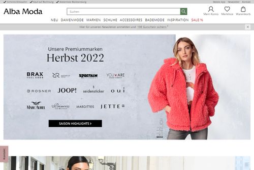 Screenshot Mode für Damen bei ALBA MODA kaufen - exklusiv & italienisch