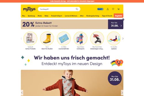 Screenshot myToys.de - Online-Shop für Spielzeug und Produkte rund ums Kind