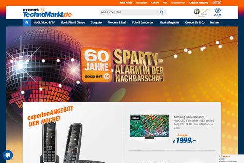 Screenshot expert TechnoMarkt Online Shop