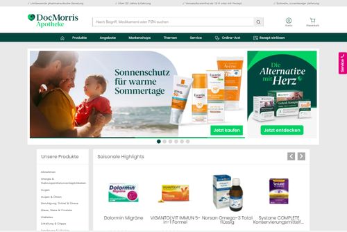 Screenshot DocMorris - Die Apotheke. Versand-Apotheke, Internet-Apotheke, Online-Apotheke