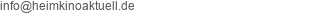 E-Mail Adresse von Heimkino Aktuell / HDTVision