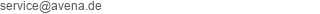 E-Mail Adresse von Avena GmbH & Co. KG