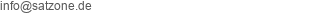 E-Mail Adresse von SatZone