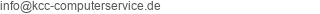 E-Mail Adresse von KCC-Computerservice