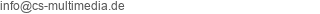 E-Mail Adresse von CS-Multimedia GmbH