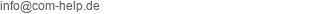 E-Mail Adresse von com.help EDV-Service
