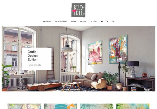 Screenshot Kreative Bild-Ideen auf Leinwand