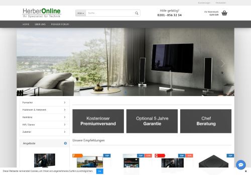 Screenshot Herber Online Pioneer Premium Händler
