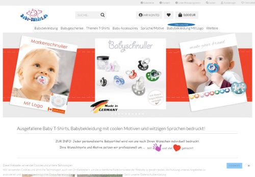 Screenshot Baby-Tshirt.de