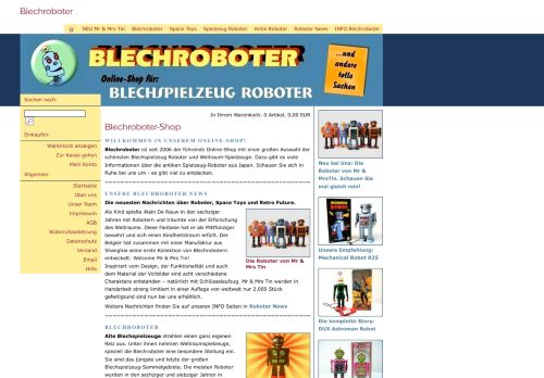 Screenshot Blechroboter.de