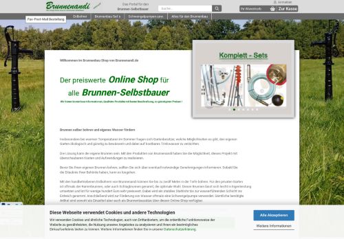Screenshot Brunnenandis Profidiscount