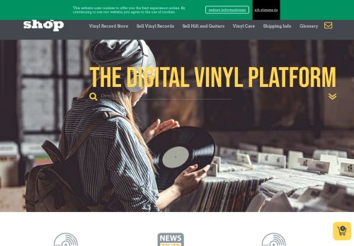 Screenshot buy24hours.de Schallplatten Shop