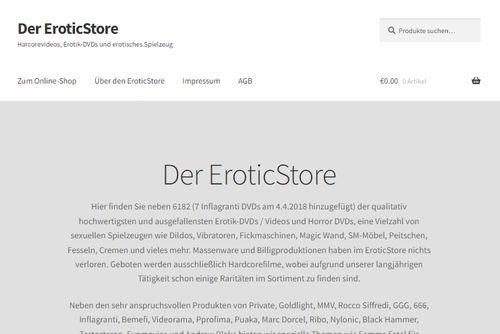 Screenshot: EroticStore