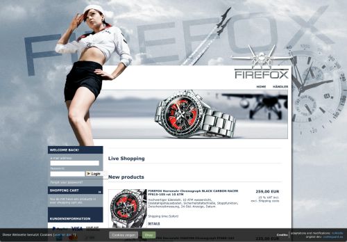 Screenshot Firefoxuhren