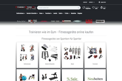 Screenshot Fitness-Store24