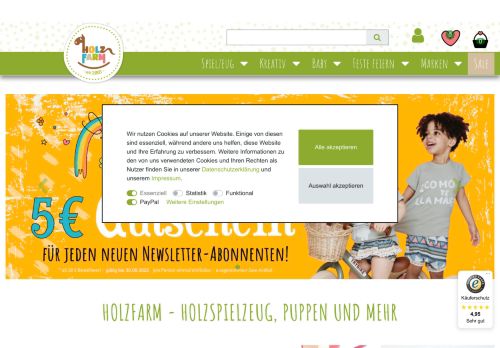 Screenshot Holzfarm - kreatives Holzspielzeug