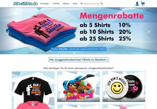 Screenshot junggesellenabschiede-tshirts.de