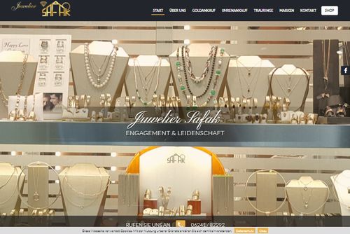 Screenshot juwelier-safak.de - Uhren & Schmuck