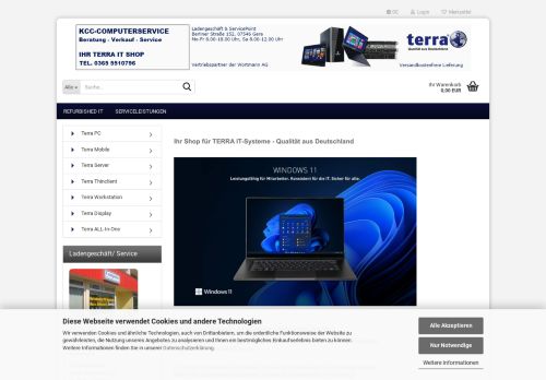 Screenshot kcc-computerservice.com