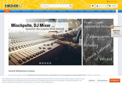 Screenshot Lautsprecher.de - Lautsprecherversand