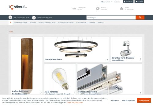 Screenshot Lichtkauf.com