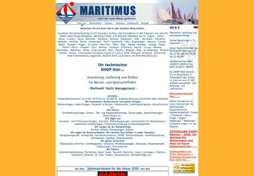 Screenshot maritimus-boote.de