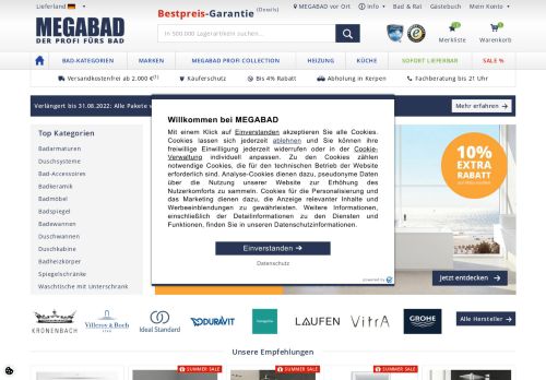 Screenshot Megabad.com