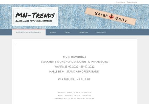 Screenshot mn-trends.de