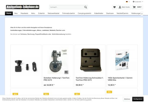 Screenshot navigations-zubehoer.de