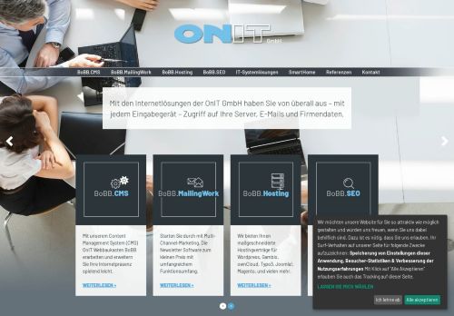 Screenshot onit-gmbh.de
