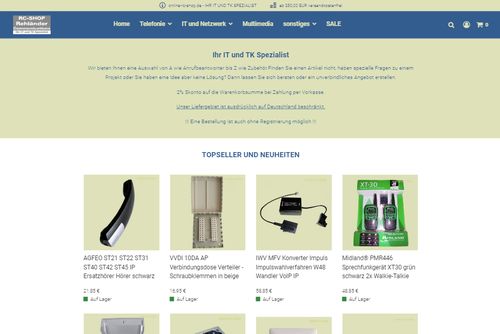 Screenshot Online-RC-SHOP Berlin