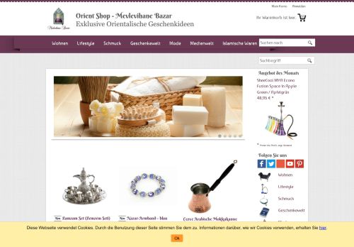 Screenshot Orient Life Shop